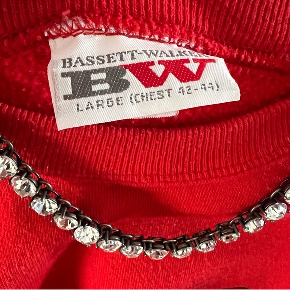 VINTAGE SANTA UGLY SWEATER Sweatshirt Sweater Christmas Holiday - Picture 2 of 4